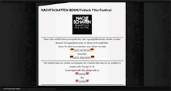 Desktop Screenshot of nachtschatten-filmfest.com
